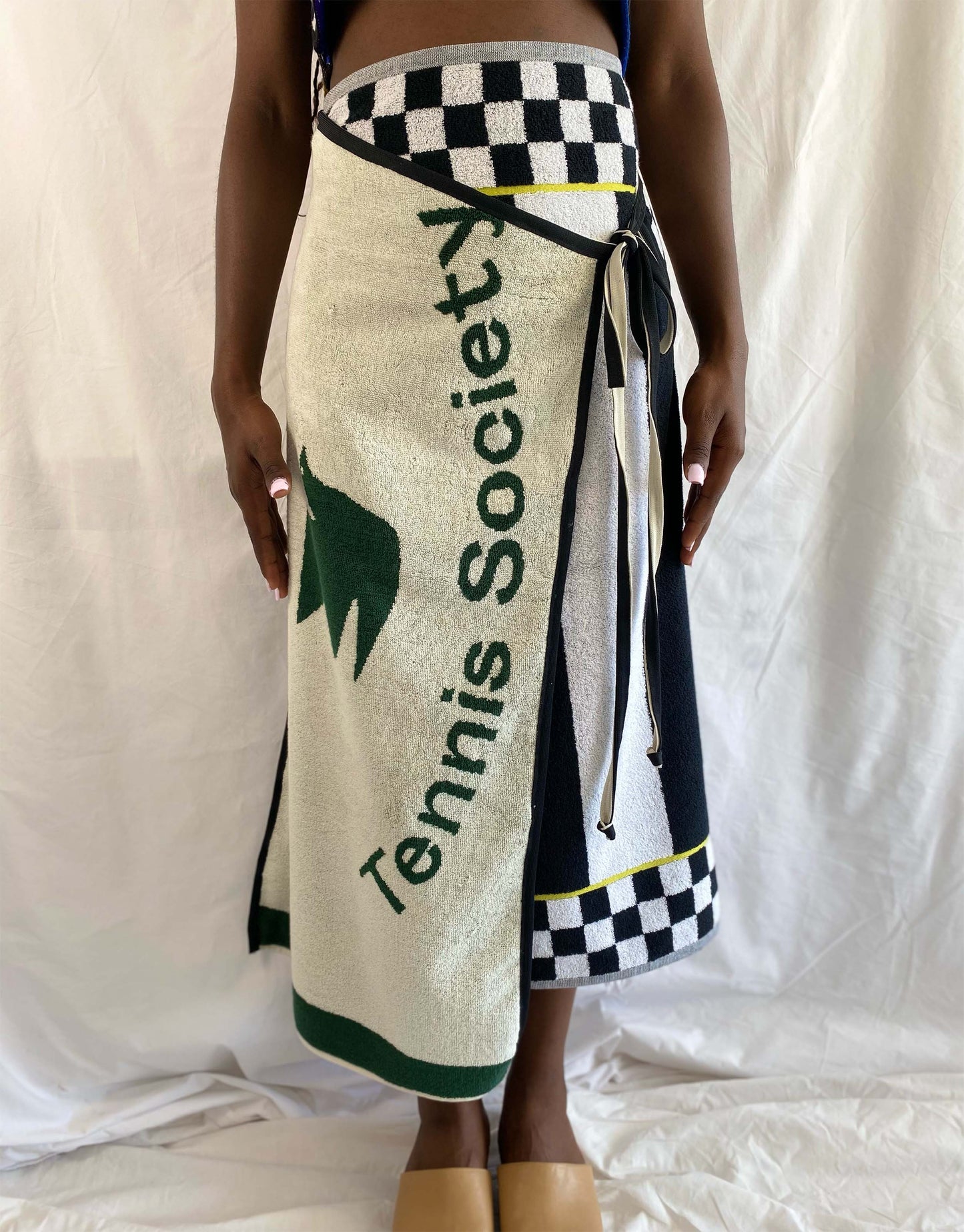 Upcycled Towel Midi Skirt - Yestodaybrand